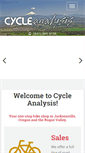 Mobile Screenshot of cycleanalysis.net